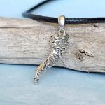 Viking Horn Necklace 925 Sterling Silver Pendant