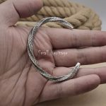 Small Open Cuff Bracelet Vintage Style Retro