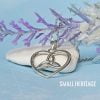 Love Knot Necklace 925 Sterling Silver Celtic Amulet Heart Pendant