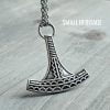 Thor Mjolnir Viking Necklace Medieval Style Pendant Norse Hammer