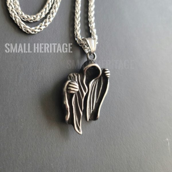 Wizard Ghost Pendant 316L Stainless Steel Necklace Amulet