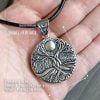 Viking Yggdrasil Necklace Norse Rune Stainless Steel Pendant Tree of Life Amulet