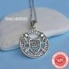 Viking Necklace 925 Sterling Silver Axe Knot Pendant Amulet Shield