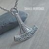 Thor Mjolnir Viking Necklace Medieval Style Pendant Norse Hammer