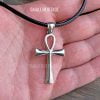 Ankh Necklace Stainless Steel Key Of Life Pendant Chain Ancient Egyptian Amulet