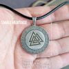 Rotating Viking Valknut - sizes