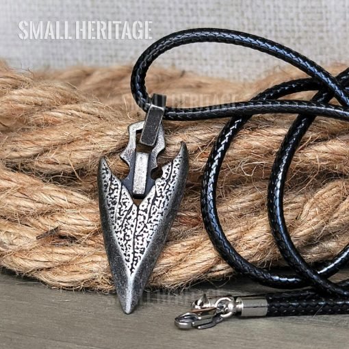Arrowhead Necklace Stainless Steel Spear Pendant