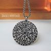 Viking Compass Necklace Stainless Steel Norse Vegvisir Amulet Pendant Thor Men
