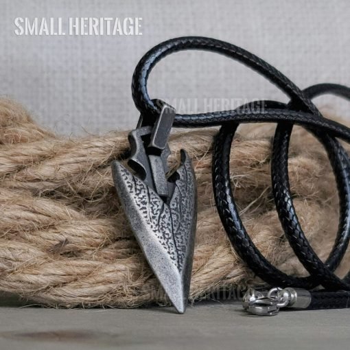 Arrowhead Necklace Stainless Steel Spear Pendant