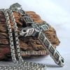 Celtic Irish Cross Necklace Stainless Steel Norse Pendant