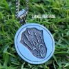 Wolf Head Stainless Steel Necklace Wizard Witcher Pendant Amulet