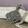 Celtic Cross Necklace Stainless Steel Irish Christian Pendant