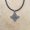Small Celtic Cross Necklace 925 Sterling Silver Cross Pendant