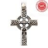 Celtic Irish Cross Necklace 925 Sterling Silver Viking Pendant