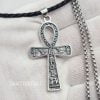 Small Heritage 925 Sterling Silver Key Of Life Ankh Necklace - Image 4