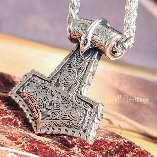 Viking Stainless Steel Mjolnir Necklace