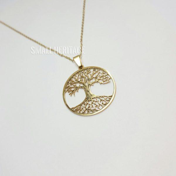 Tree Of Life Necklace Stainless Steel Lightweight Pendant