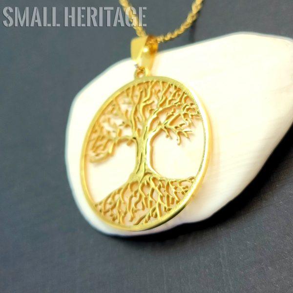 Tree Of Life Necklace Stainless Steel Lightweight Pendant