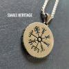 Viking Valknut Necklace Norse Vegvisir Pendant