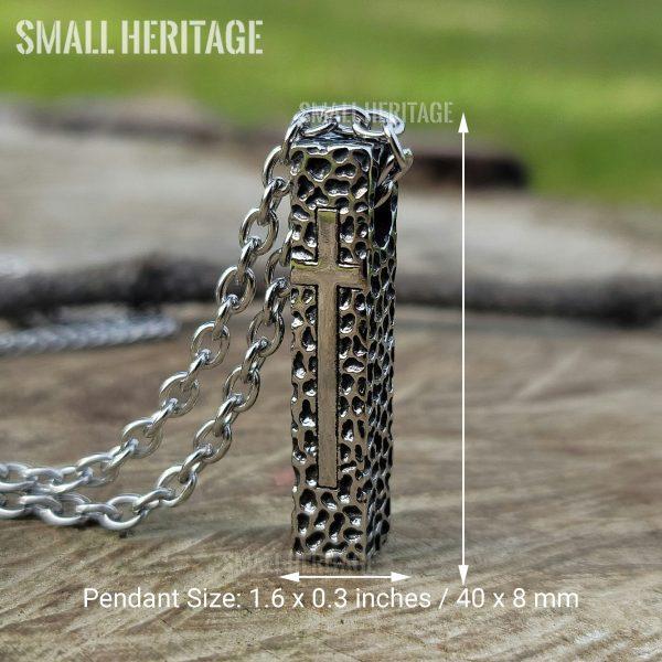 Cross Necklace Ancient Style Christian Pendant