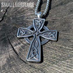 Celtic Irish Cross Necklace Norse Viking Knot Pendant