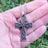 Celtic Irish Cross Necklace Norse Viking Knot Pendant