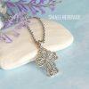 Armenian Cross Necklace 925 Sterling Silver Pendant Chain - Image 5