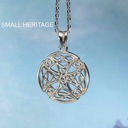 WithLoveSilver Sterling Silver Celtic Knot & Star Of David Pendant – Flower Of Life Design, 925 Silver, 7.9g - View #7