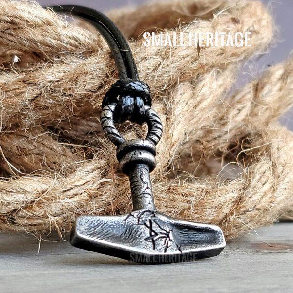 Viking Mjolnir Necklace Thor Hammer