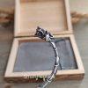 Men Viking Wolf Head Cuff Stainless Steel Bracelet - Image 6