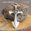 Crusader Cross Necklace Medieval Style Pendant