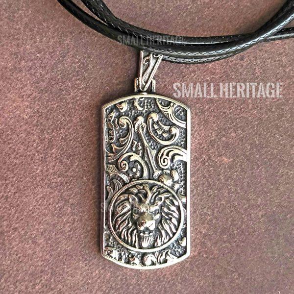 Stainless Steel Lion Necklace Lucky Amulet Pendant