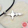 925 Sterling Silver Cross Necklace Small Christian Pendant - Image 8