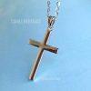 Christian Cross Necklace 925 Sterling Silver Small Pendant - Image 4