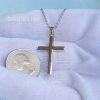 Christian Cross Necklace 925 Sterling Silver Small Pendant - Image 5