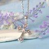 Medieval Style Cross Necklace 925 Sterling Silver - Image 7