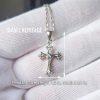 Medieval Style Cross Necklace 925 Sterling Silver - Image 2