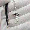 925 Sterling Silver Cross Necklace Small Christian Pendant - Image 9