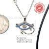 Eye Of Horus Necklace 925 Sterling Silver Ancient Egypt pendant - Image 2