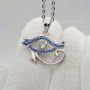 Eye Of Horus Necklace 925 Sterling Silver Ancient Egypt pendant