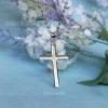 Christian Cross Necklace 925 Sterling Silver Small Pendant