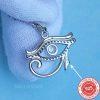 Eye Of Horus Necklace 925 Sterling Silver Ancient Egypt pendant - Image 3