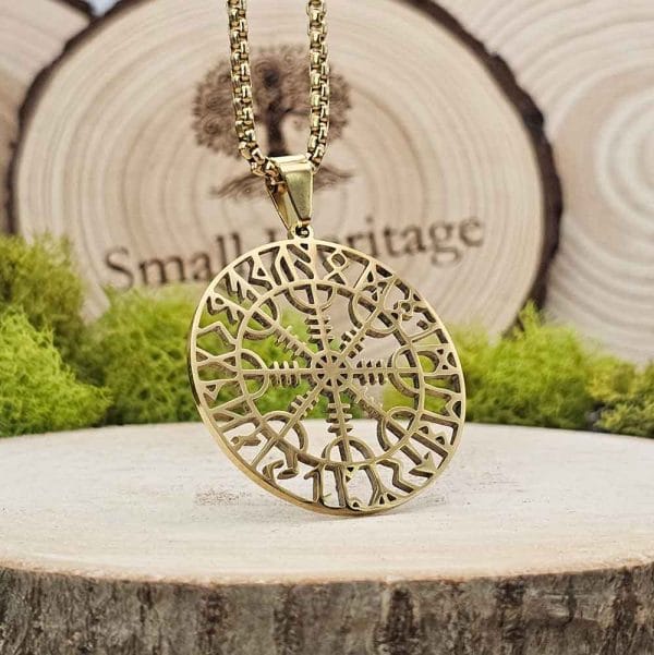 Lightweight Viking Pendant Norse Helm of Awe Necklace