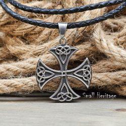 Celtic Cross Necklace Irish knot Pendant