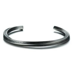 Moebius Twisted Cuff Stainless Steel Bracelet