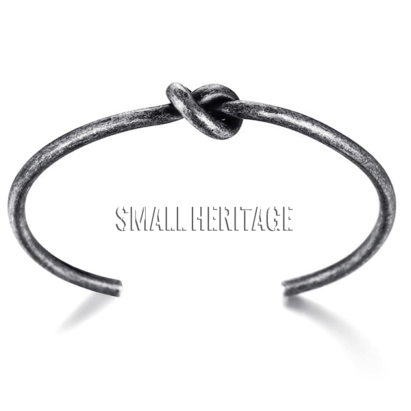 Small Love Knot Bracelet Stainless Steel Cuff