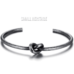 Small Love Knot Bracelet Stainless Steel Cuff