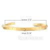 Gold Color Viking Bracelet Nordic Cuff Stainless Steel Runes