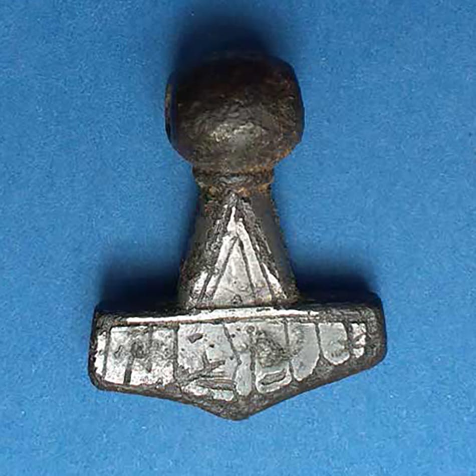 Thor’s Hammer with Runic Inscription Found on Lolland: A Unique Viking Discovery