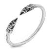 Huginn Muninn Bracelet Viking Raven Head Cuff Small Heritage
